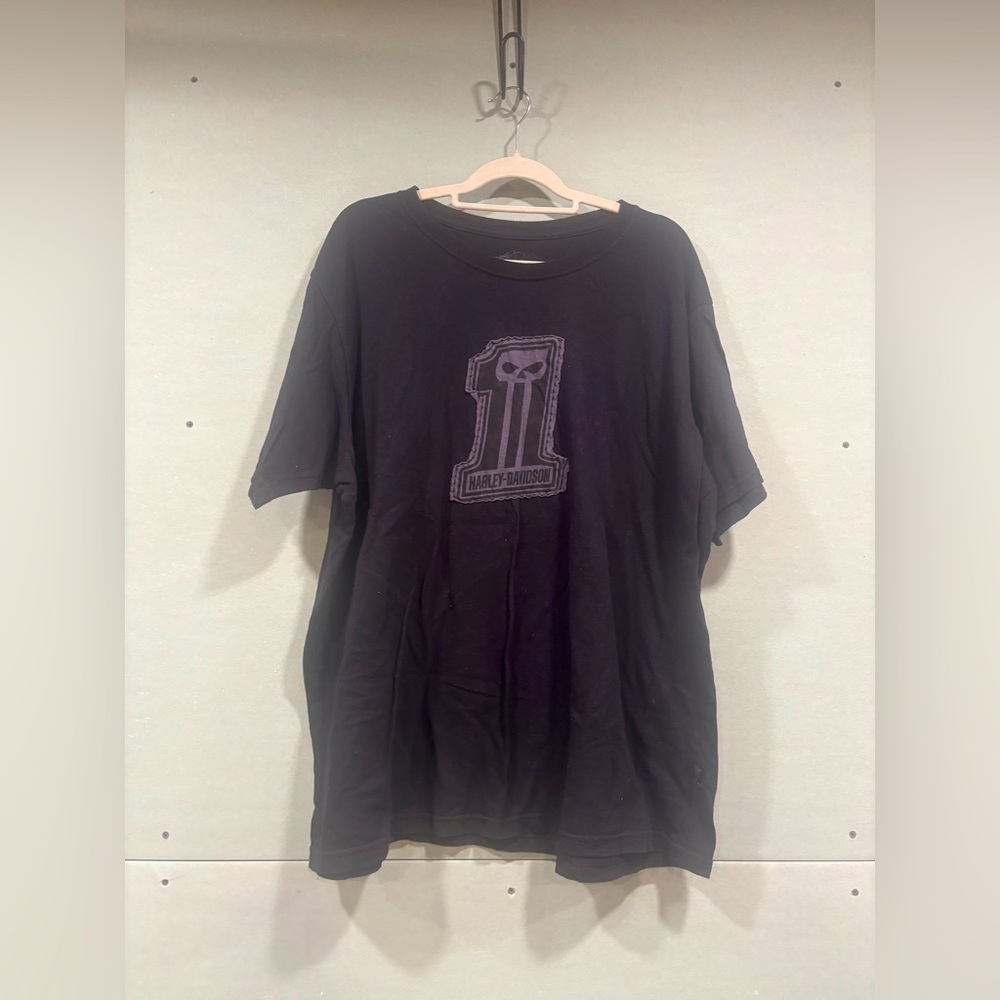 Harley-Davidson Skull Logo Black Tee